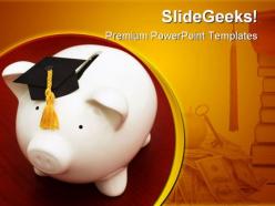 Save for graduation education powerpoint backgrounds and templates 1210