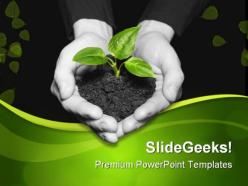 Save plant nature powerpoint templates and powerpoint backgrounds 0511