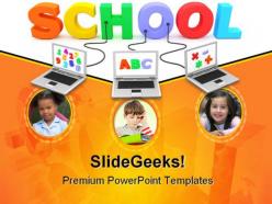 School children education powerpoint templates and powerpoint backgrounds 0111