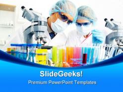 Science team medical powerpoint templates and powerpoint backgrounds 0211
