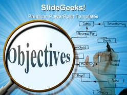 Search objectives business powerpoint templates and powerpoint backgrounds 0711