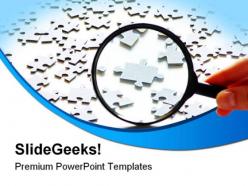 Searching puzzle abstract powerpoint templates and powerpoint backgrounds 0711