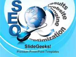 Seo search globe powerpoint templates and powerpoint backgrounds 0911