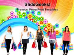 Shopping women02 sales powerpoint templates and powerpoint backgrounds 0311