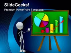 Showing bar chart business powerpoint templates and powerpoint backgrounds 0211