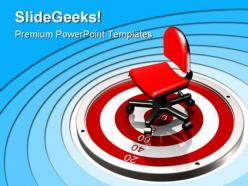 Sitting target business powerpoint templates and powerpoint backgrounds 0811