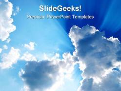 Sky nature powerpoint templates and powerpoint backgrounds 0611