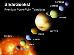 Solar system science powerpoint templates and powerpoint backgrounds 0411