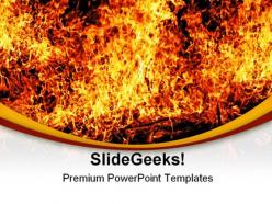 Solid fire religion powerpoint templates and powerpoint backgrounds 0411