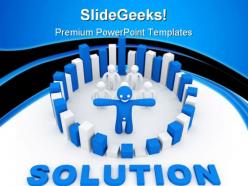 Solution alternative concept01 business powerpoint templates and powerpoint backgrounds 0811