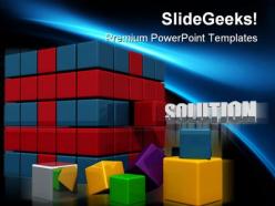 Solution business powerpoint templates and powerpoint backgrounds 0211