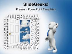 Solution doorway business powerpoint templates and powerpoint backgrounds 0711