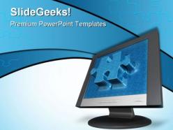 Solution from web computer powerpoint templates and powerpoint backgrounds 0611