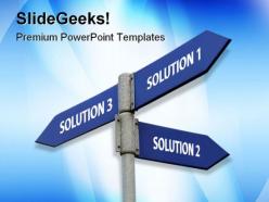 Solutions business powerpoint templates and powerpoint backgrounds 0811