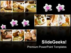 Spa collage beauty powerpoint templates and powerpoint backgrounds 0411