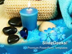 Spa in blue beauty powerpoint templates and powerpoint backgrounds 0311