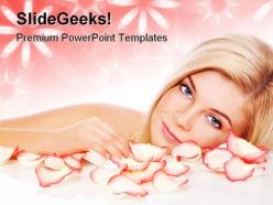 Spa women beauty powerpoint backgrounds and templates 1210