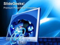 Space computer powerpoint templates and powerpoint backgrounds 0211