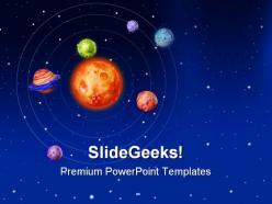 Space planets earth powerpoint templates and powerpoint backgrounds 0611