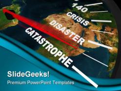 Speeding global catastrophe travel powerpoint templates and powerpoint backgrounds 0211