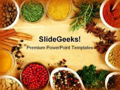 Spices food powerpoint templates and powerpoint backgrounds 0311