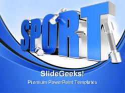 Sports industrial powerpoint templates and powerpoint backgrounds 0711