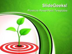 Sprout on target business powerpoint templates and powerpoint backgrounds 0811