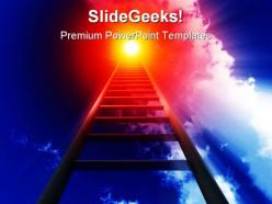 Stairway to heaven leadership powerpoint templates and powerpoint backgrounds 0811