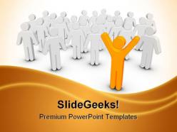 Stand out leadership powerpoint templates and powerpoint backgrounds 0511