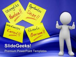 Sticky notes business powerpoint templates and powerpoint backgrounds 0511