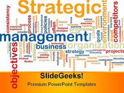 Strategic management business powerpoint background and template 1210