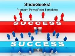 Strategy concept success powerpoint templates and powerpoint backgrounds 0811