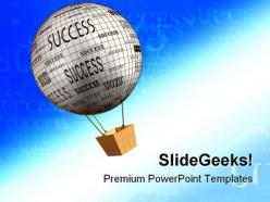 Success Balloon Abstract PowerPoint Templates And PowerPoint Backgrounds 0811