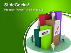 Success city business powerpoint templates and powerpoint backgrounds 0411