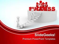 Success concept business powerpoint templates and powerpoint backgrounds 0811