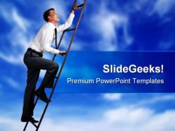 Success in career business powerpoint templates and powerpoint backgrounds 0211