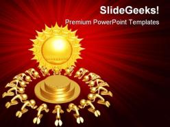 Sun worship people religion powerpoint backgrounds and templates 1210