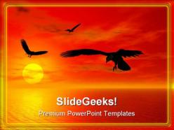 Sunset nature powerpoint templates and powerpoint backgrounds 0211