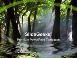 Swamp nature powerpoint templates and powerpoint backgrounds 0711