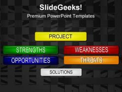 Swot analysis01 business powerpoint templates and powerpoint backgrounds 0811