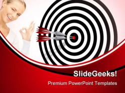 Target business powerpoint templates and powerpoint backgrounds 0711