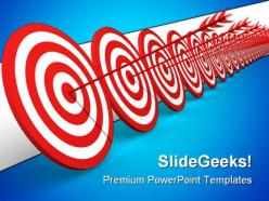 Target business powerpoint templates and powerpoint backgrounds 0911