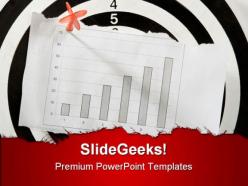 Target graph business powerpoint templates and powerpoint backgrounds 0711