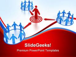 Target market business powerpoint templates and powerpoint backgrounds 0811