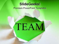 Team01 business powerpoint templates and powerpoint backgrounds 0511