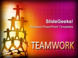 Team balanced teamwork powerpoint templates and powerpoint backgrounds 0411