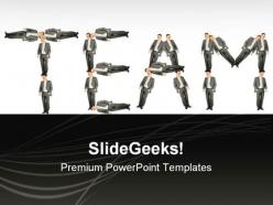 Team business powerpoint templates and powerpoint backgrounds 0911