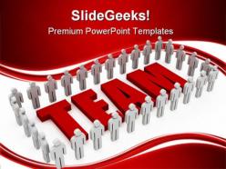 Team concept business powerpoint templates and powerpoint backgrounds 0811