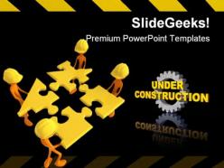 Team construction powerpoint templates and powerpoint backgrounds 0711