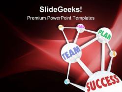 Team plan success business powerpoint templates and powerpoint backgrounds 0811